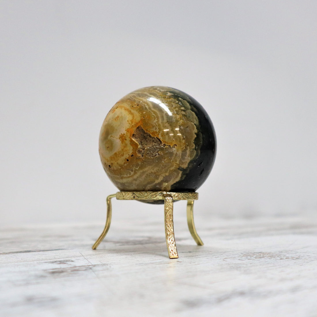 Bumblebee Jasper Sphere | Joyful Transformation, Confidence &amp; Vitality