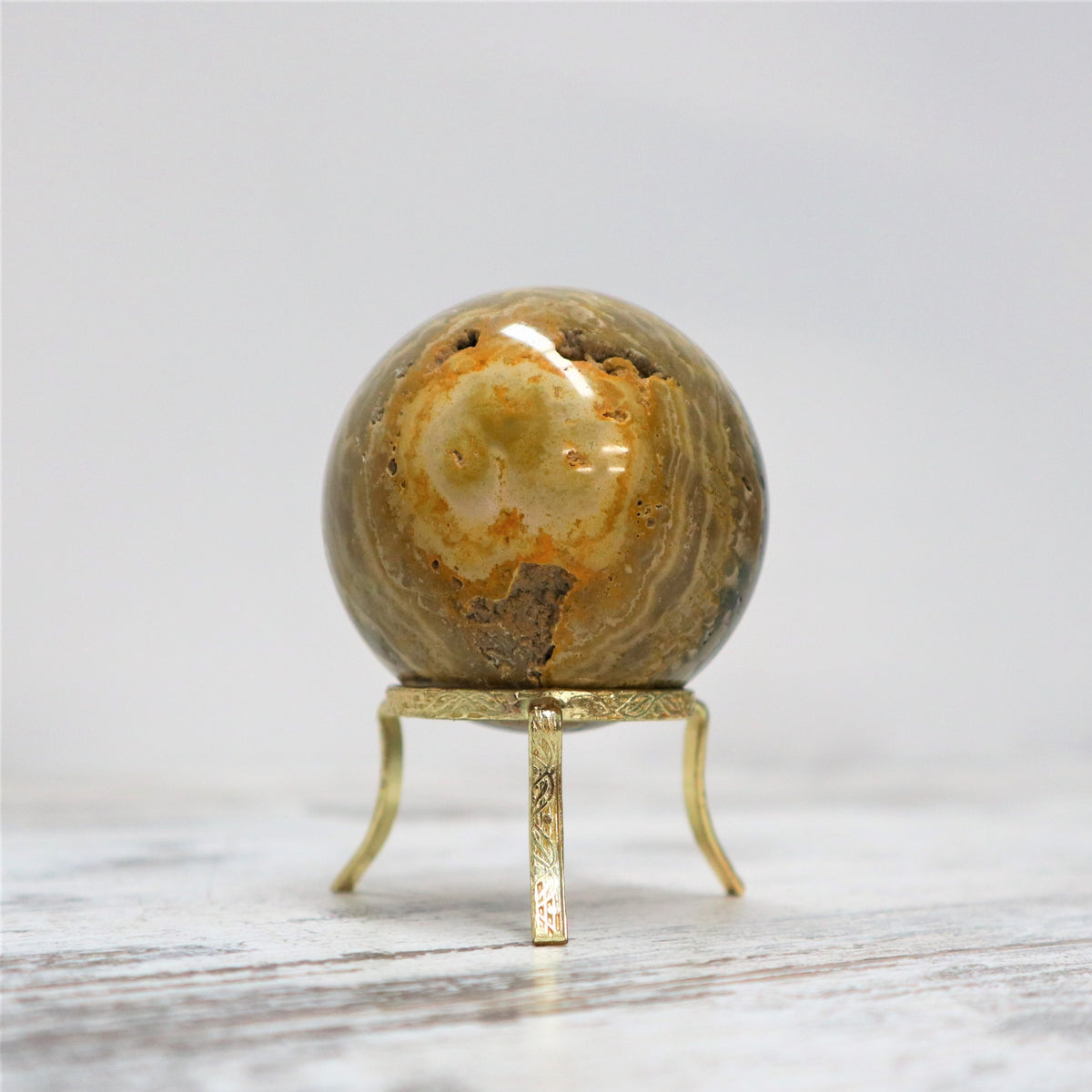 Bumblebee Jasper Sphere | Joyful Transformation, Confidence &amp; Vitality