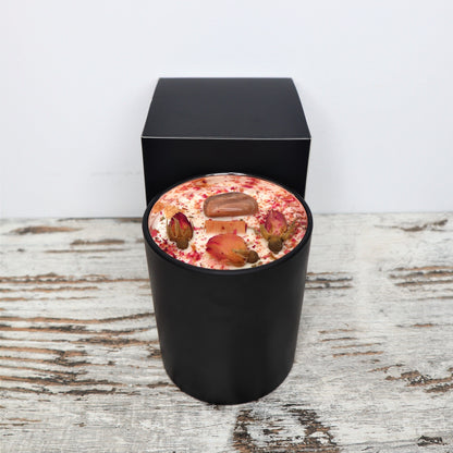 'New Beginnings' Soy Candle | Peach Moonstone