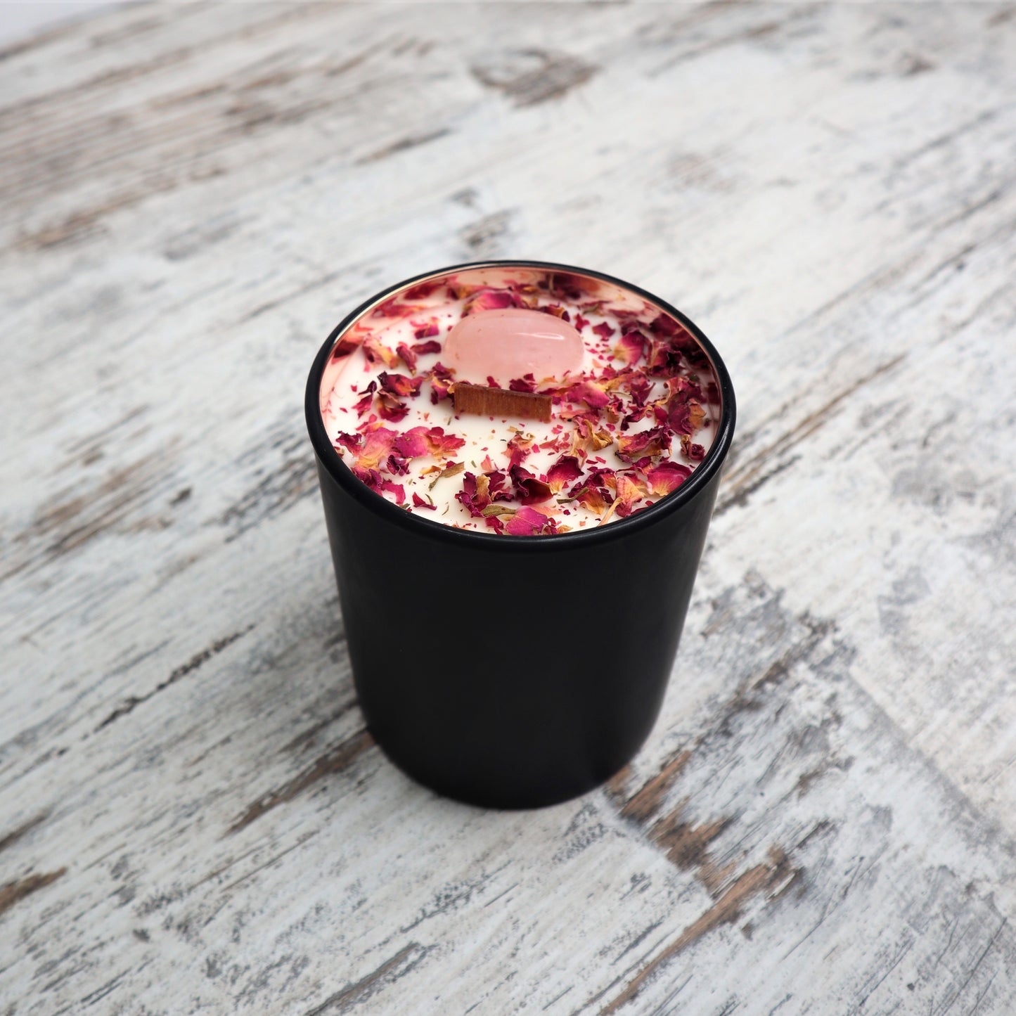 ‘Love Conquers All’ Soy Candle | Rose Quartz