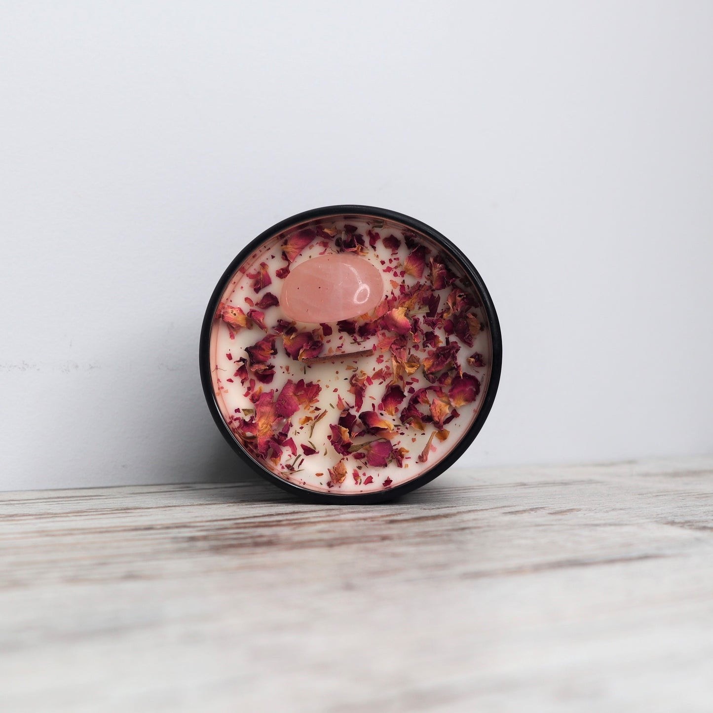 ‘Love Conquers All’ Soy Candle | Rose Quartz