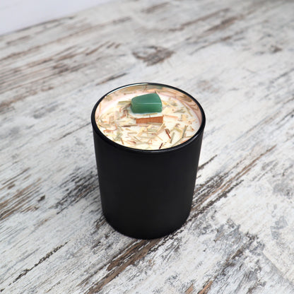 'Good Luck + Fortune' Soy Candle | Green Aventurine