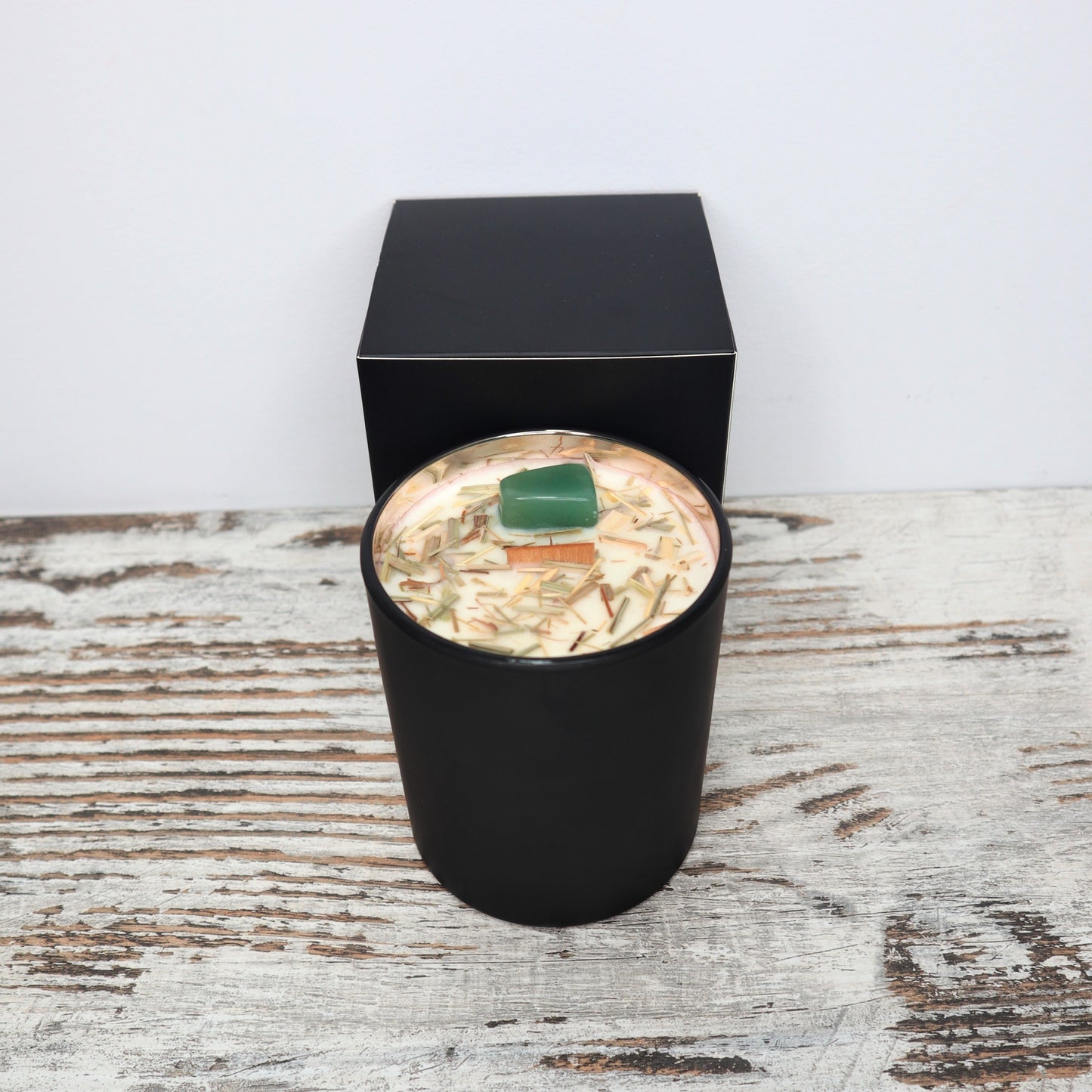 'Good Luck + Fortune' Soy Candle | Green Aventurine