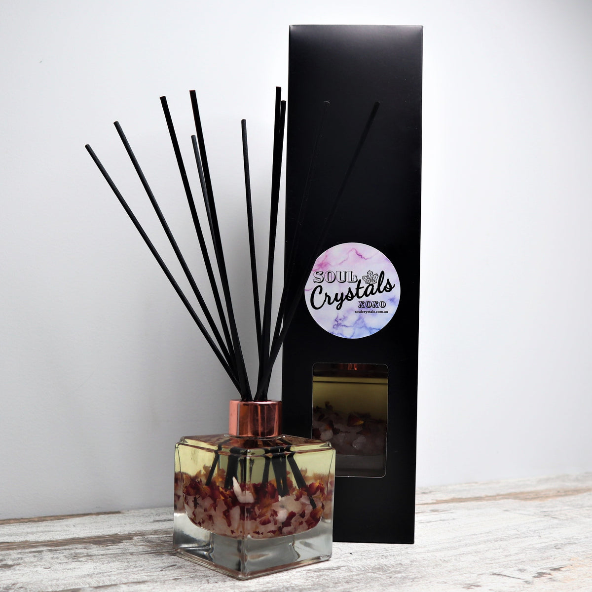 ‘Love Conquers All’ Reed Diffuser | Rose Quartz
