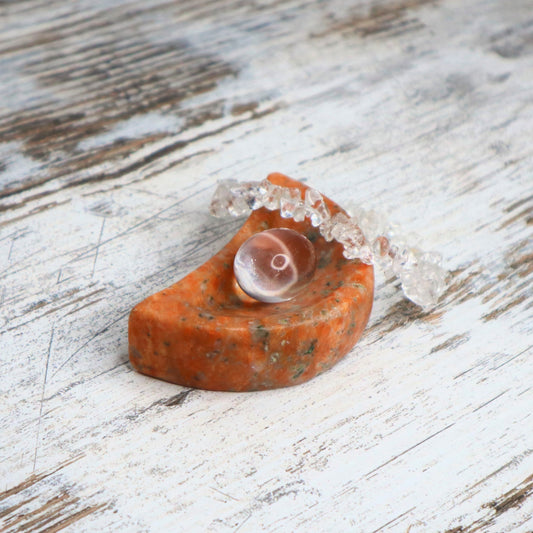 Sunstone Moon Bowl | Awakening Power + Positivity