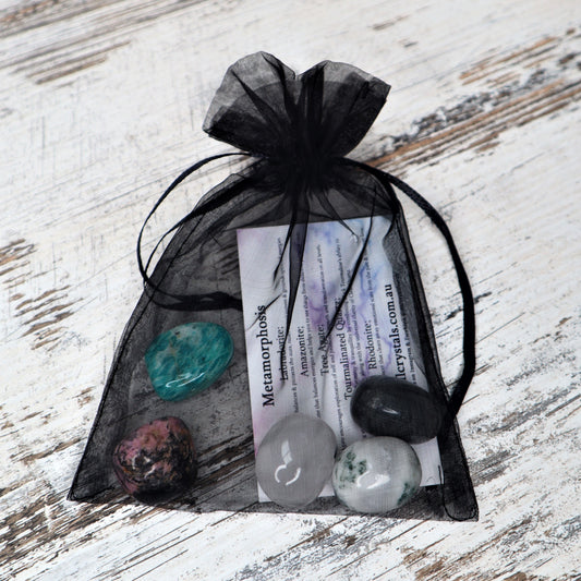 'Metamorphosis' Crystal Kit | Transformation, Intuition & Protection