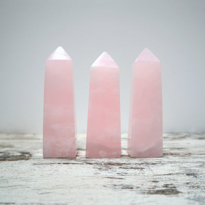Mangano Calcite Tower | Heart Healing + Emotional Calm