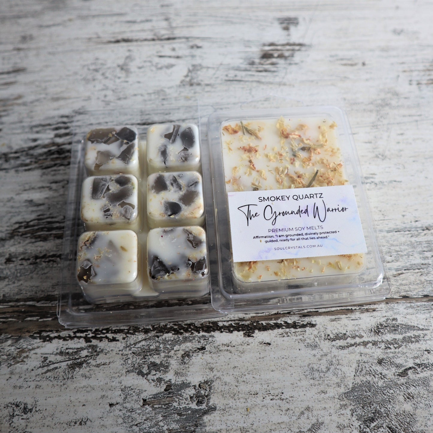 'Grounded Warrior' Soy Wax Melts | Smokey Quartz