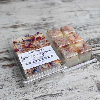 'Harmony + Balance' Soy Wax Melts | Clear Quartz
