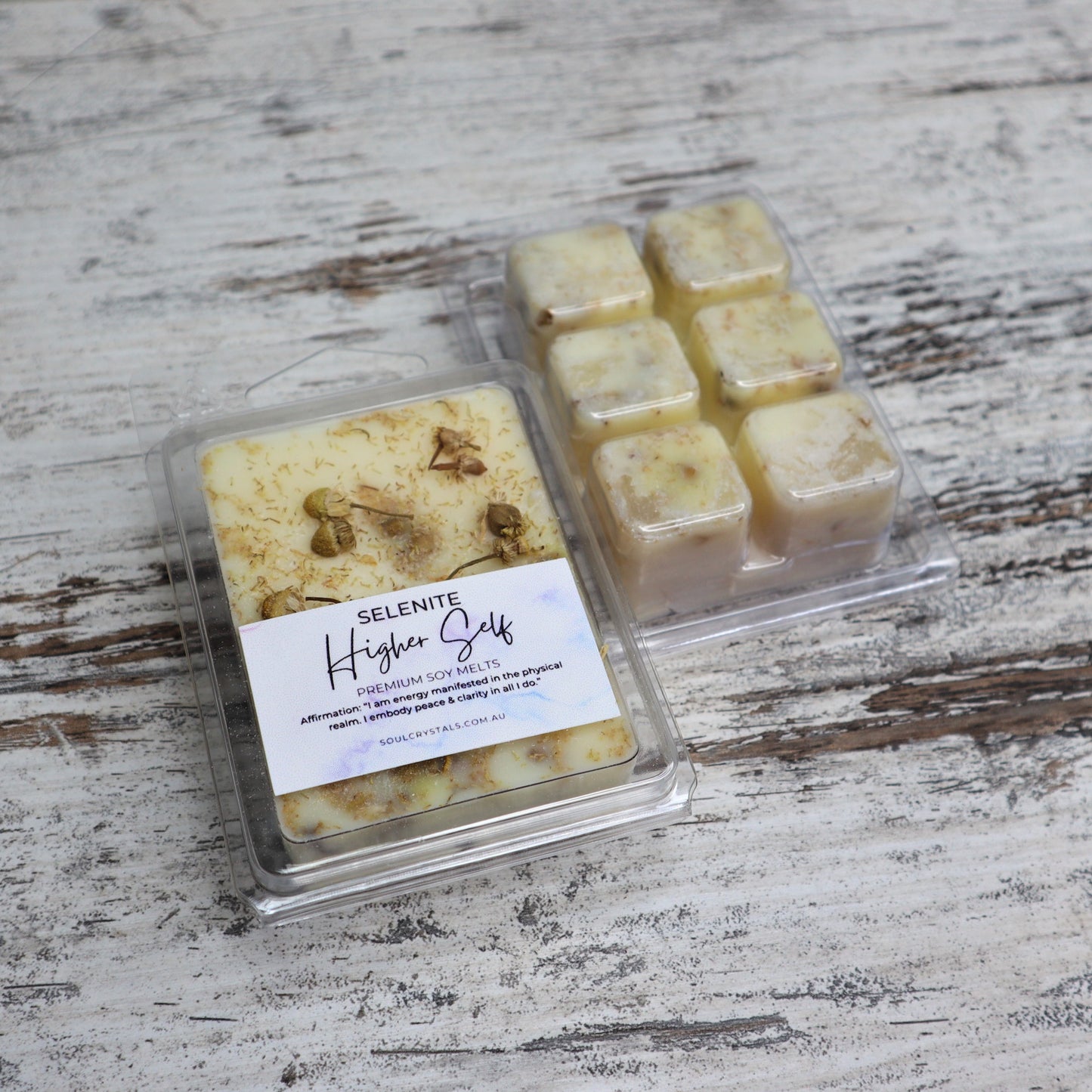 'Higher Self' Soy Wax Melts | Selenite