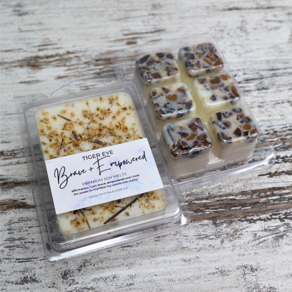 'Brave + Empowered' Soy Wax Melts | Tiger Eye