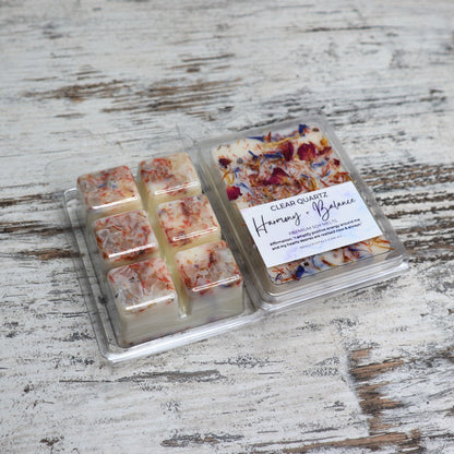 'Harmony + Balance' Soy Wax Melts | Clear Quartz