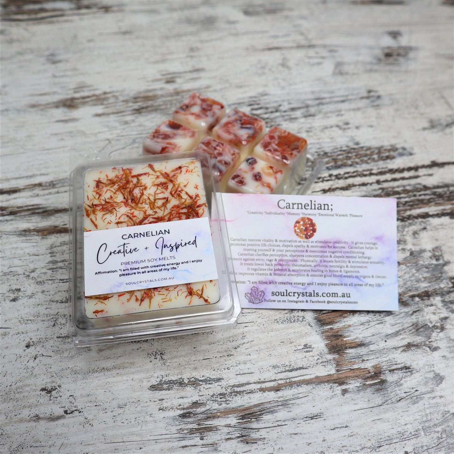 'Creative + Inspired' Soy Wax Melts | Carnelian