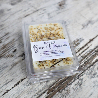 'Brave + Empowered' Soy Wax Melts | Tiger Eye
