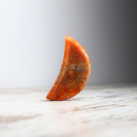 Sunstone Moon Bowl | Inner Fire & Golden Light