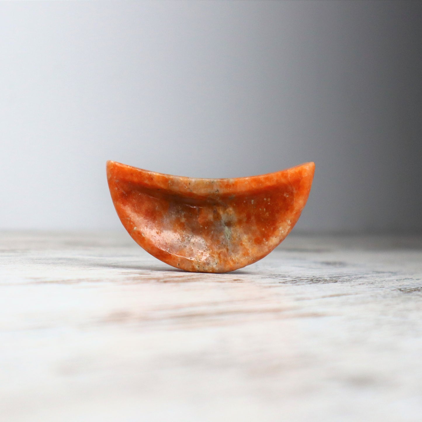 Sunstone Moon Bowl | Inner Fire & Golden Light