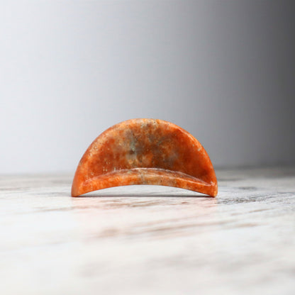 Sunstone Moon Bowl | Inner Fire & Golden Light