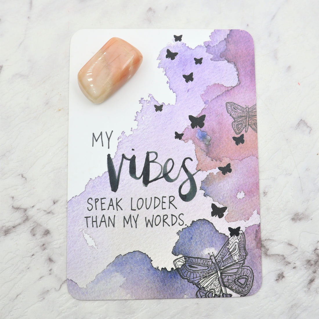 Peach Moonstone Tumble | Divine Femininity, Emotional Harmony &amp; Inner Glow