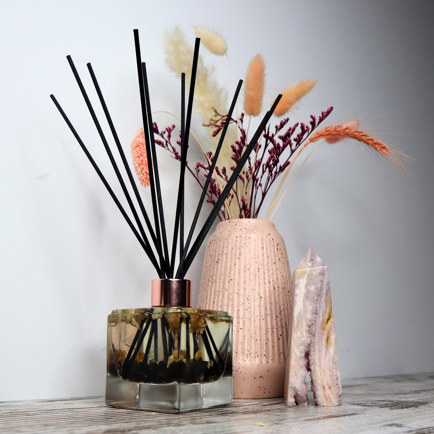 'Grounded Warrior' Reed Diffuser | Smokey Quartz