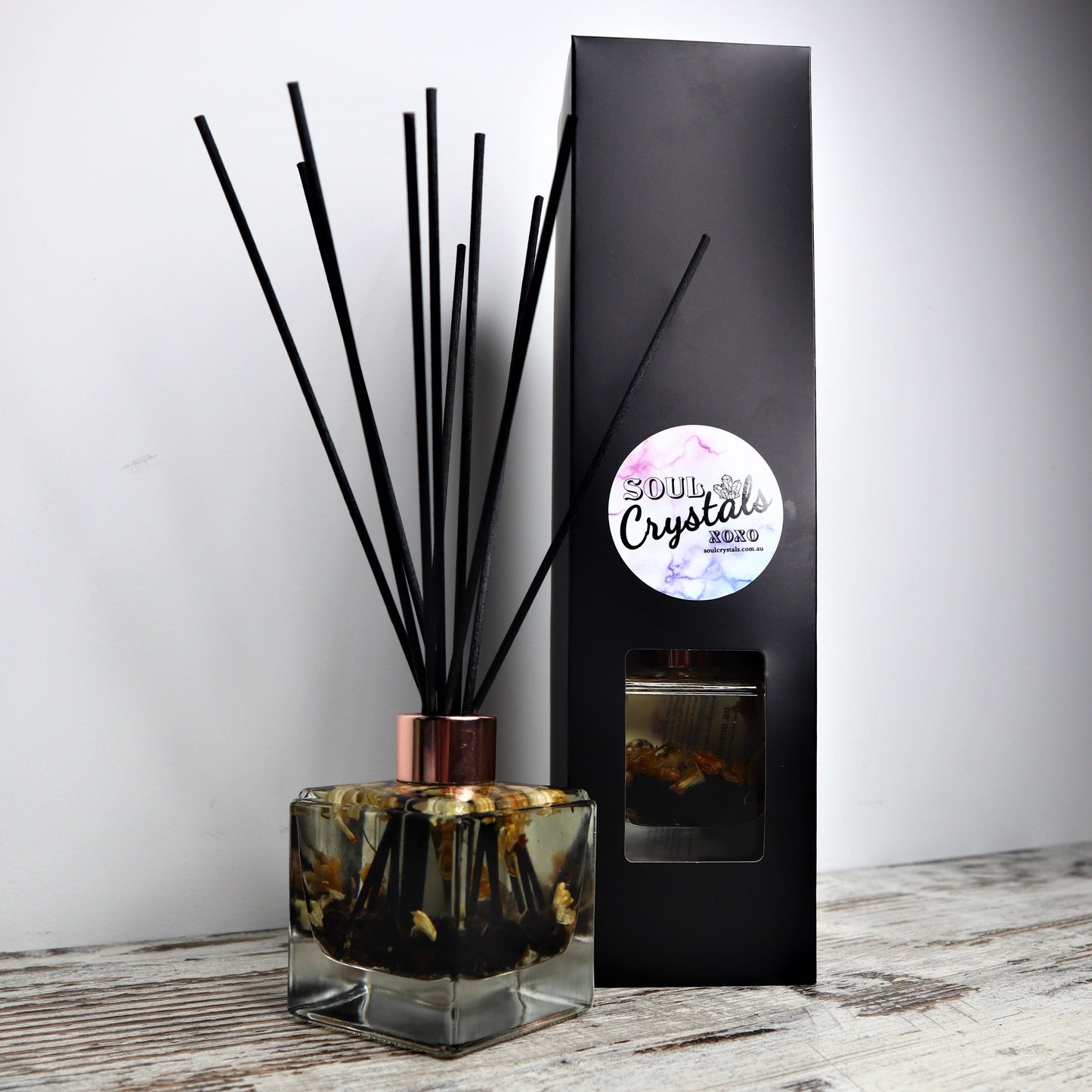 'Grounded Warrior' Reed Diffuser | Smokey Quartz