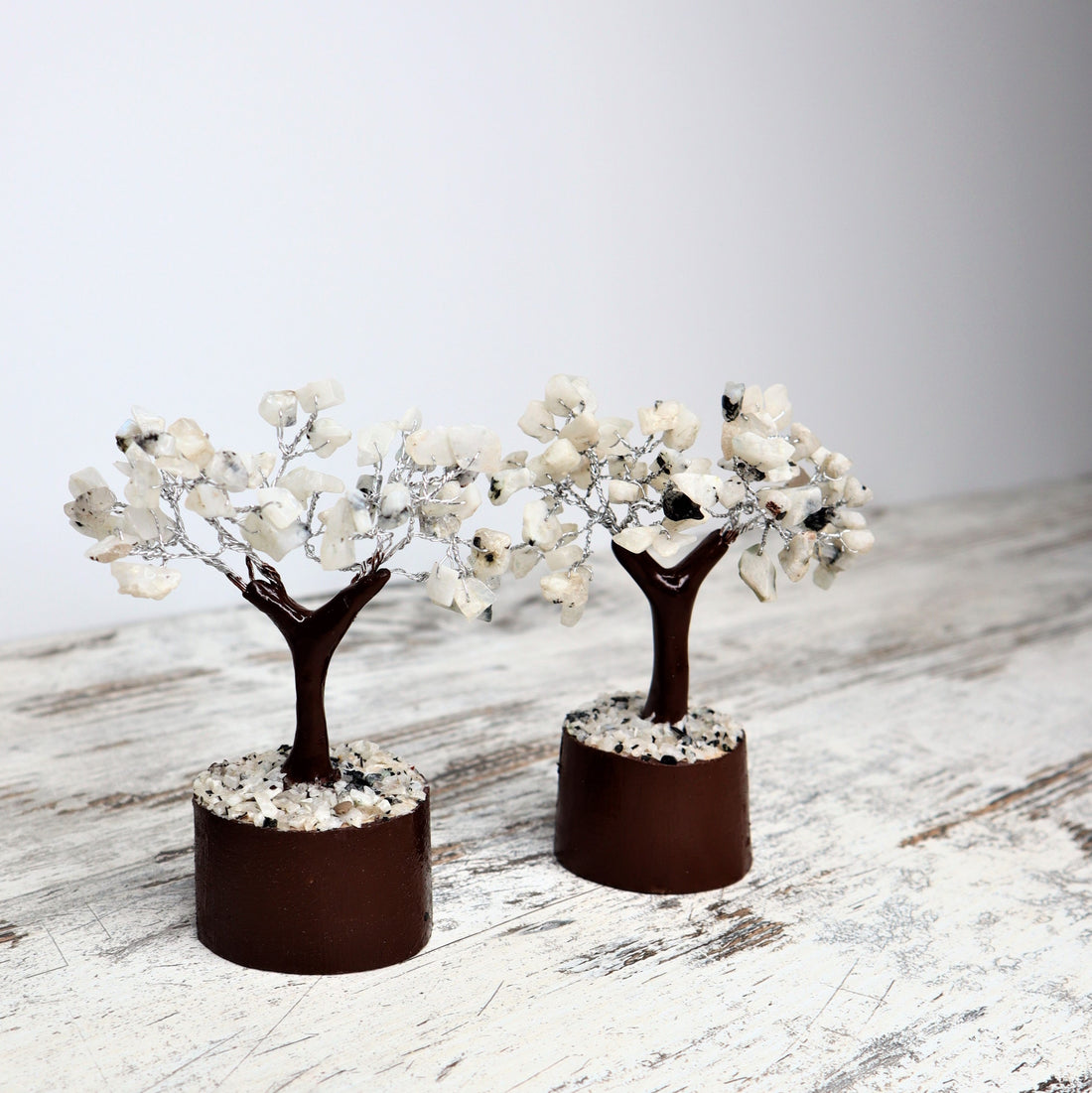 Rainbow Moonstone Mini Crystal Tree | Intuition, New Beginnings &amp; Gentle Protection