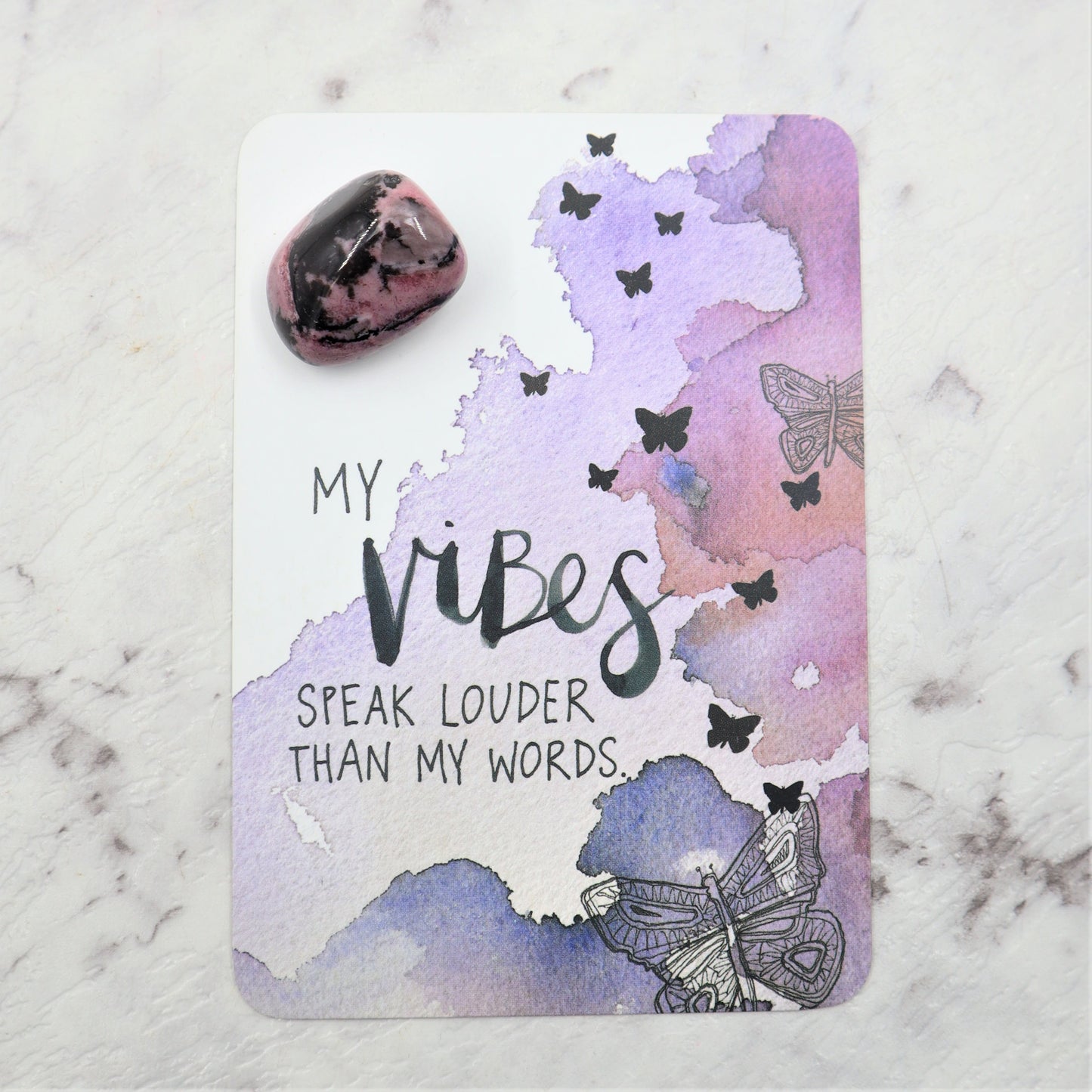 Rhodonite Tumble | Compassion, Heart Healing & Emotional Strength