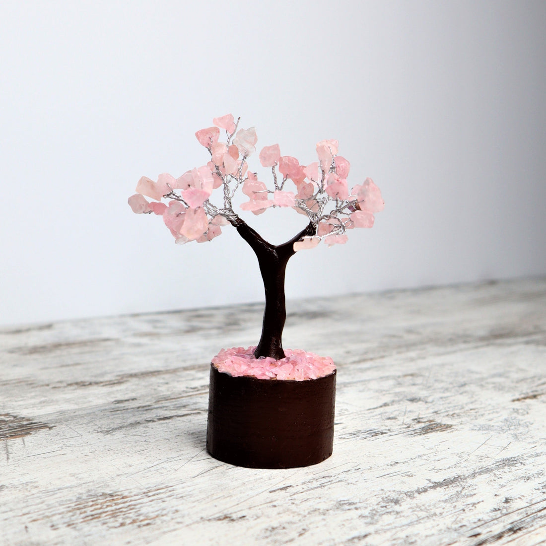 Rose Quartz Mini Crystal Tree | Love, Compassion &amp; Heart Healing