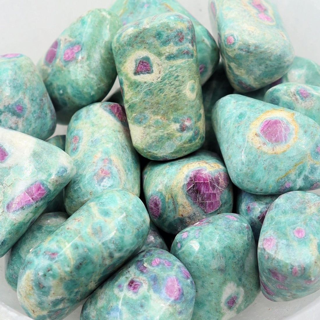 Ruby Fuchsite Tumble | Heart Healing, Courage &amp; Emotional Harmony