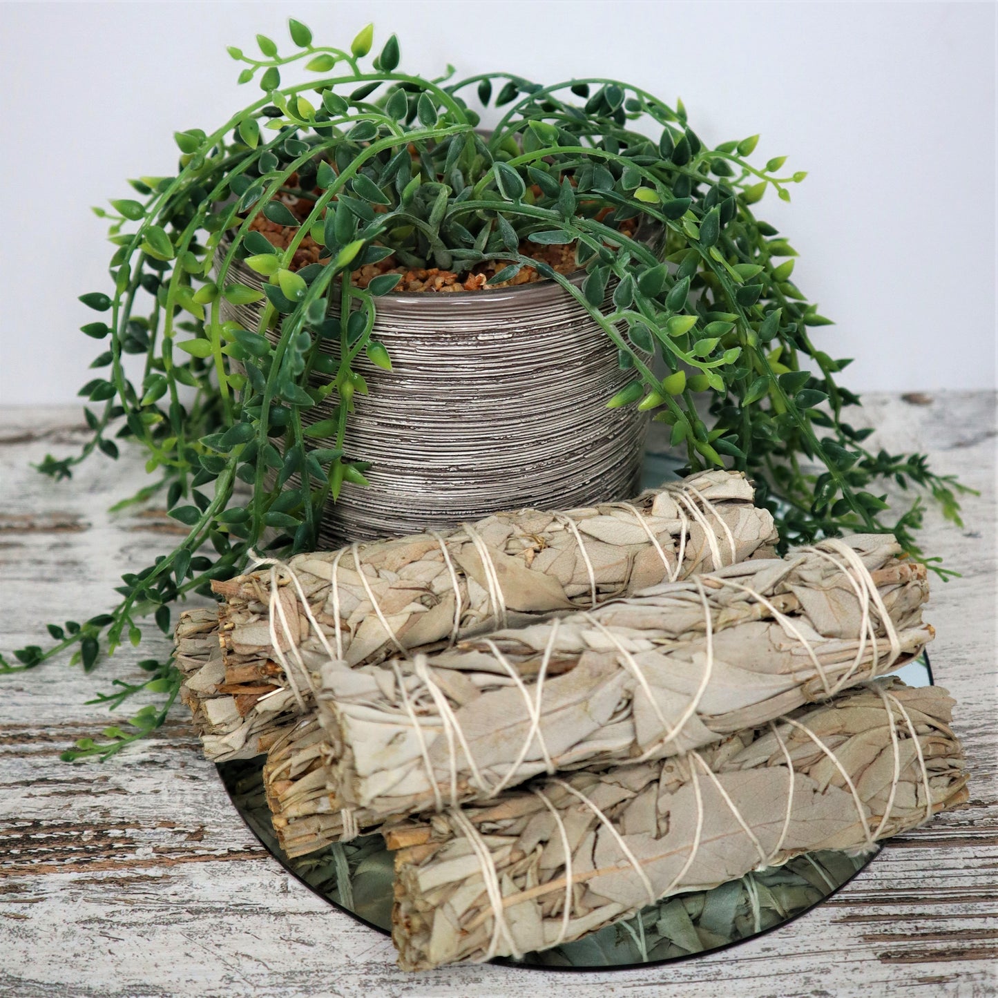 White Sage Cleansing Wand | Medium | 15cm | Purification & Energy Clearing