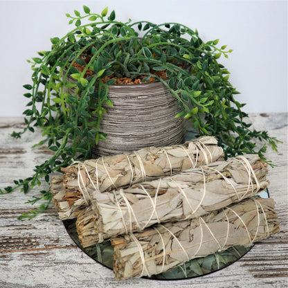 White Sage Cleansing Wand | Medium | 15cm | Purification & Energy Clearing