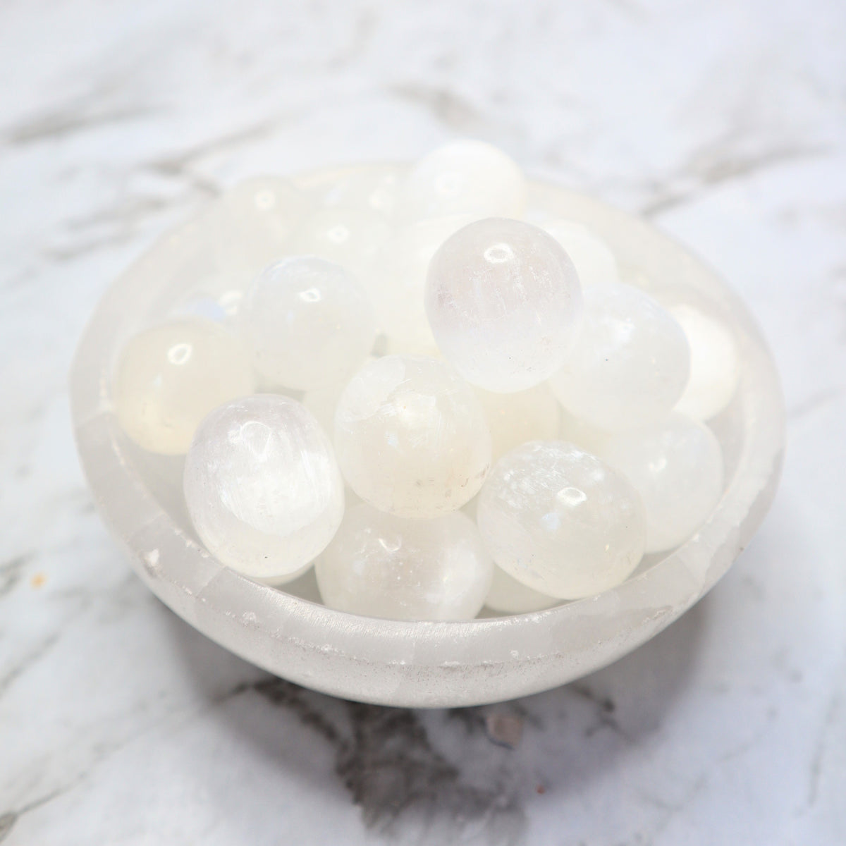 Selenite Tumble | Aura Cleansing, Clarity &amp; Divine Protection
