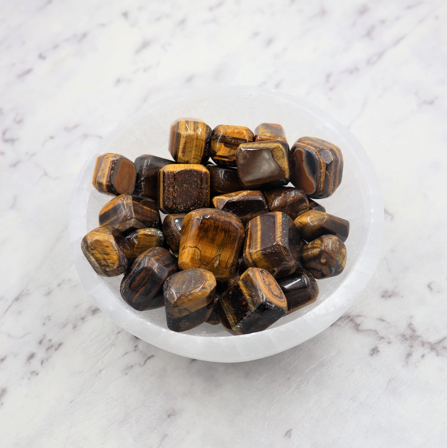 Tiger Eye Tumble | Courage, Confidence & Grounded Strength