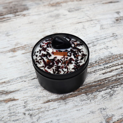 'The Protector' Soy Candle Tin | Black Tourmaline