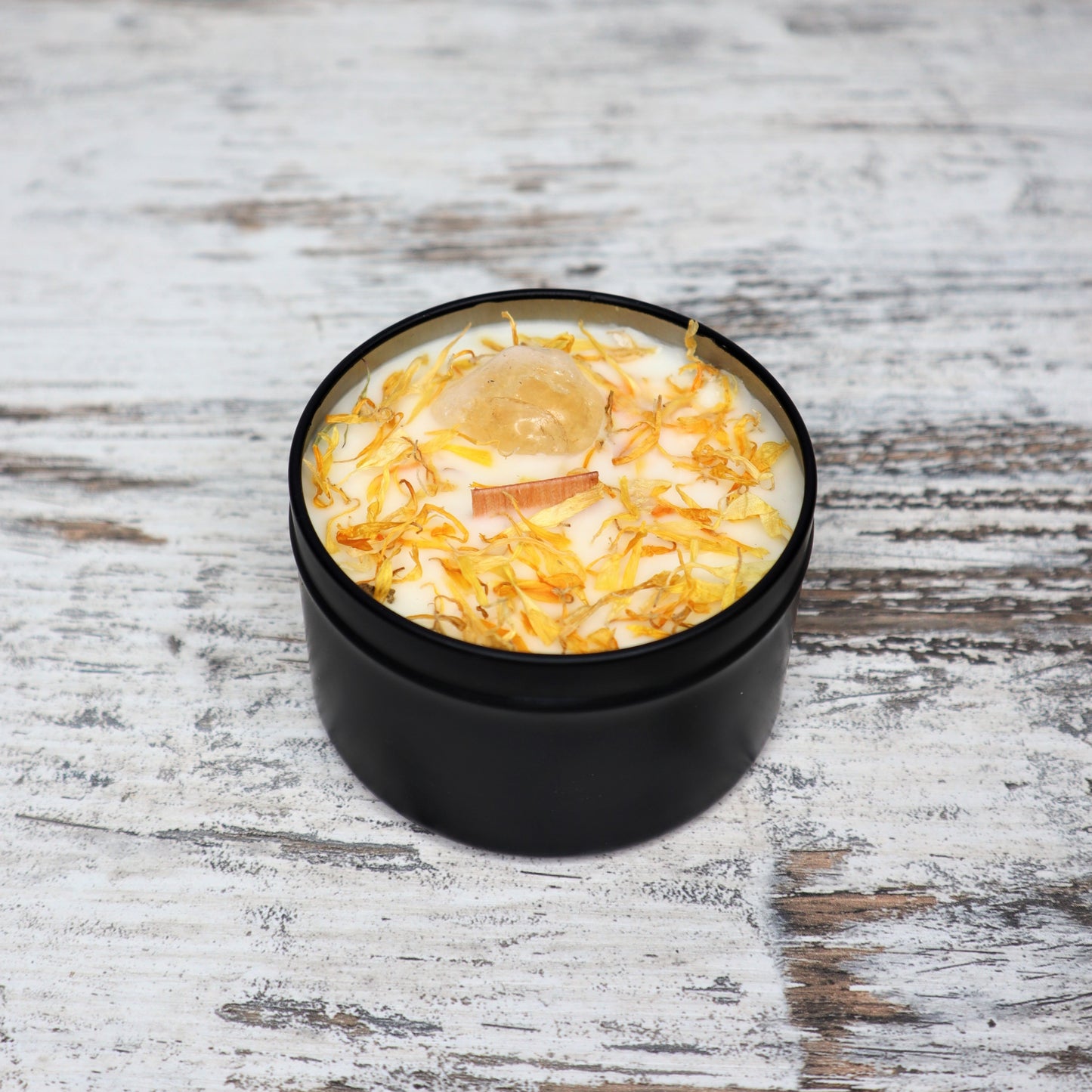'Dream, Believe, Achieve' Soy Candle Tin | Citrine