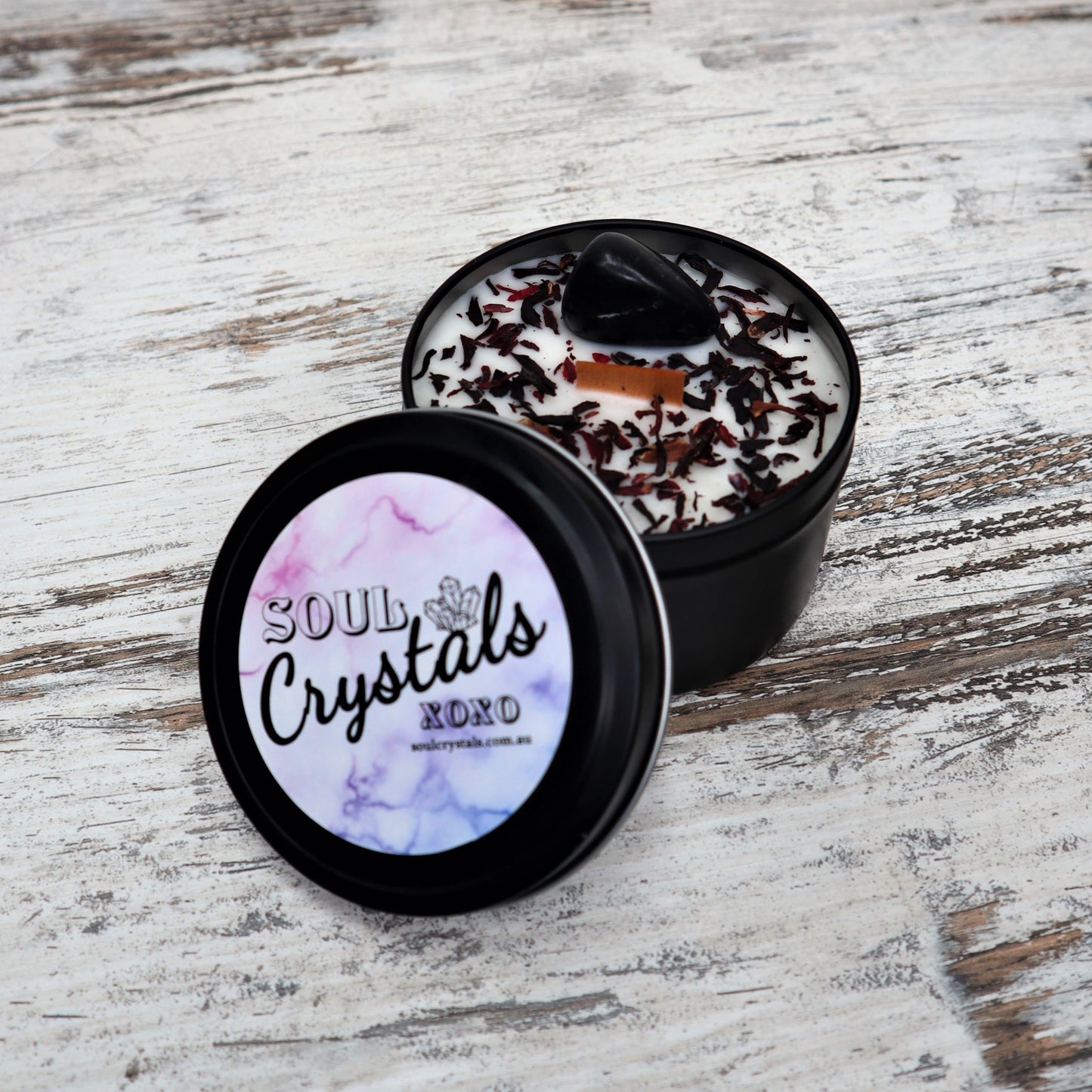 'The Protector' Soy Candle Tin | Black Tourmaline