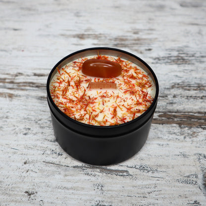 'Creative + Inspired' Soy Candle Tin | Carnelian