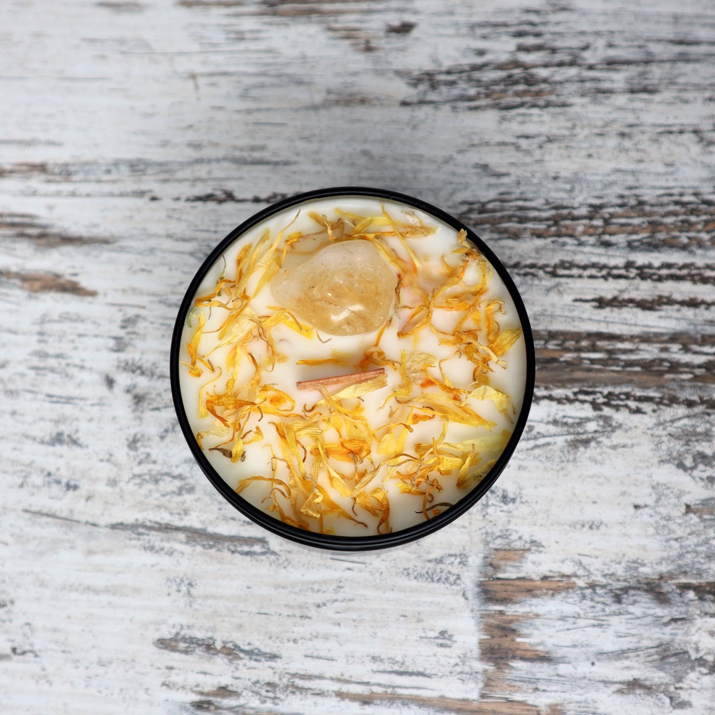 'Dream, Believe, Achieve' Soy Candle Tin | Citrine