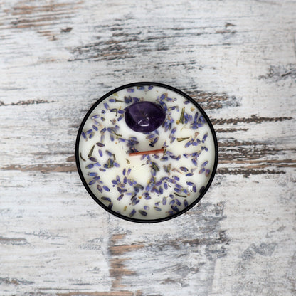 'Sweet Dreams' Soy Candle Tin | Amethyst