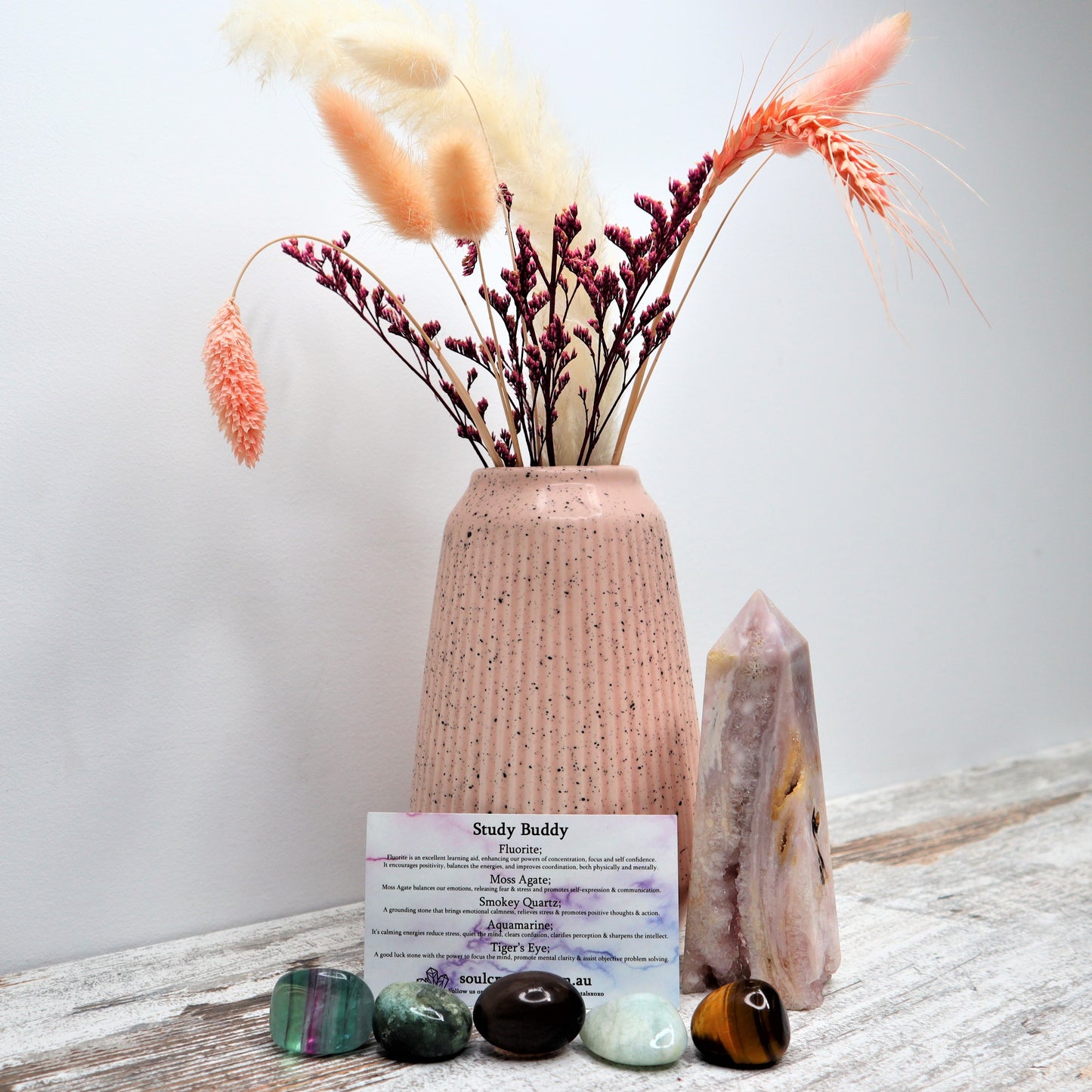 'Study Buddy' Crystal Kit | Focus, Calm & Mental Clarity